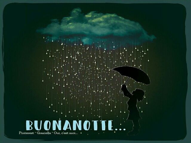 immagini buonanotte pioggia