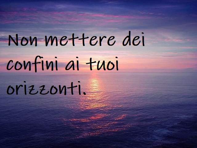 l'orizzonte frasi