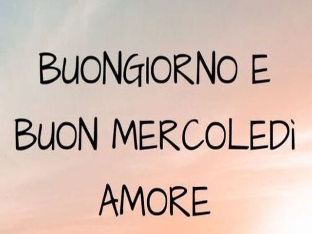 mercoledì amore 