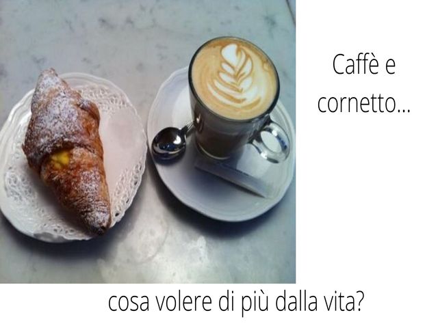 caffe e cornetto immagini 