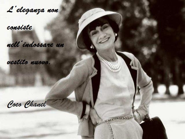 coco chanel frasi eleganza