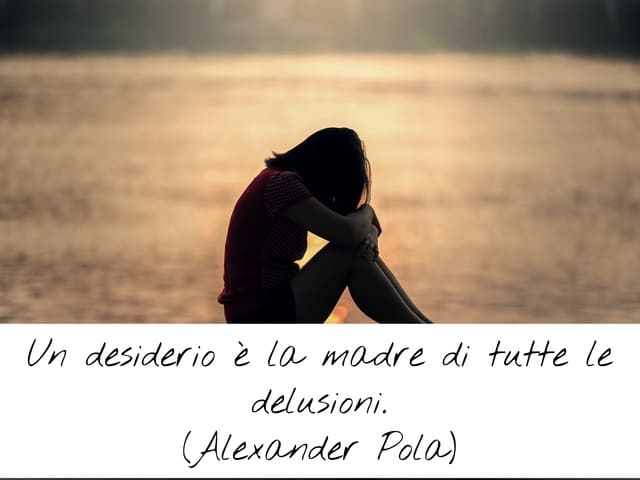 frasi delusione