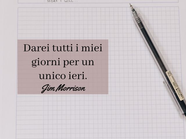 frasi di Jim Morrison da tatuare