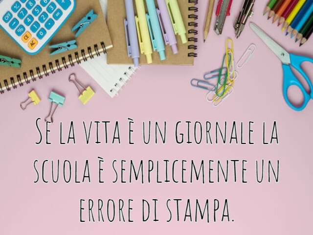 frasi divertentissime sulla scuola