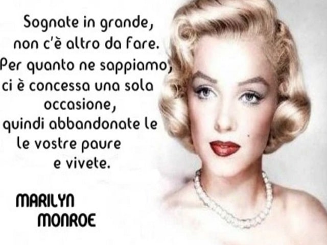 frasi e immagini Marilyn Monroe