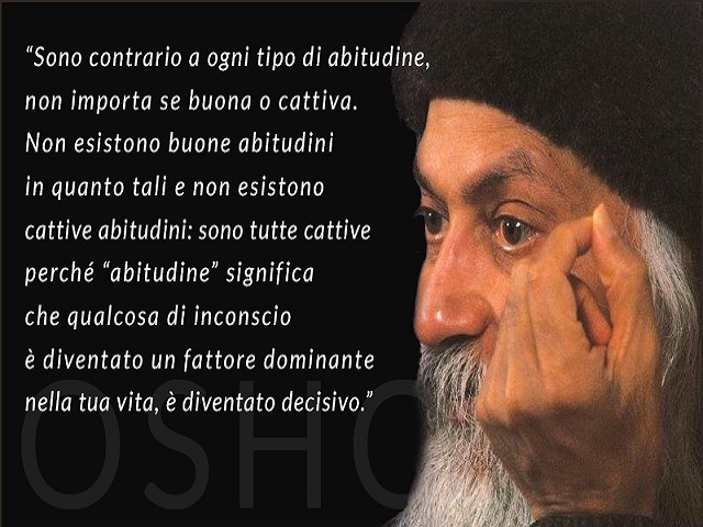 frasi osho consapevolezza