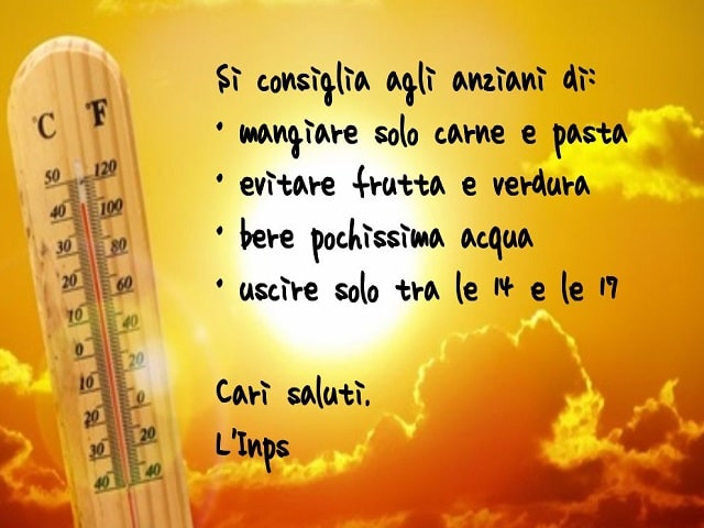 frasi sul caldo