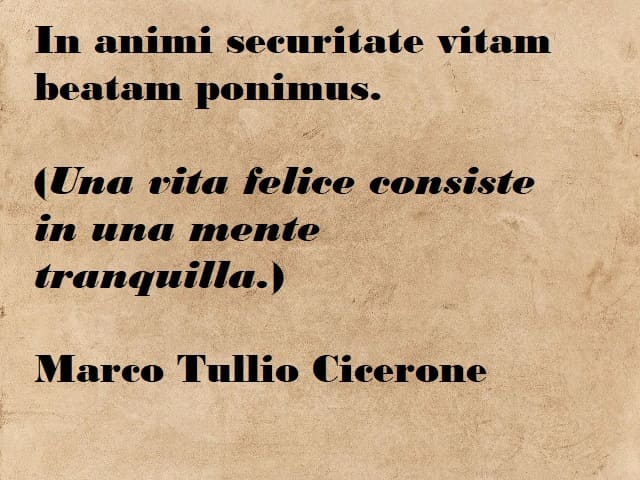 frasi sulla vita in latino