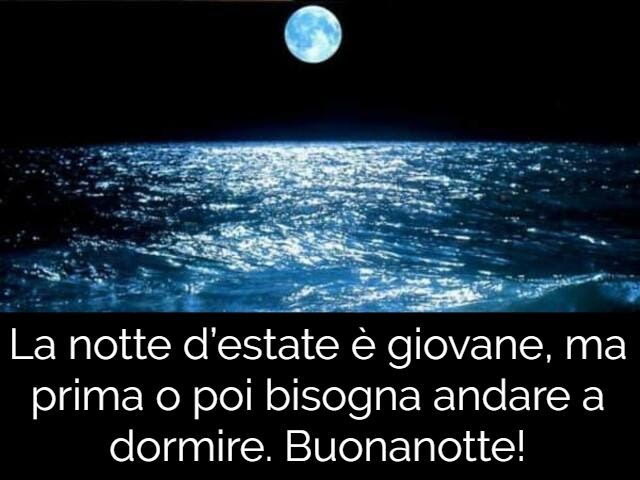 immagini buonanotte estate 1