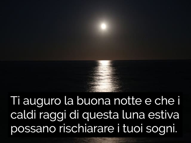 immagini buonanotte estate