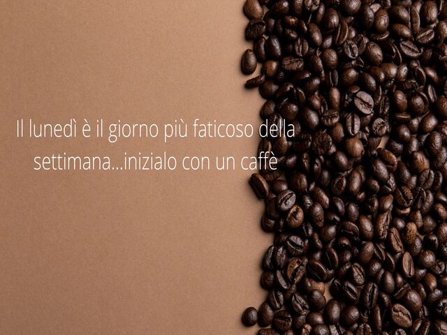 pausa caffè