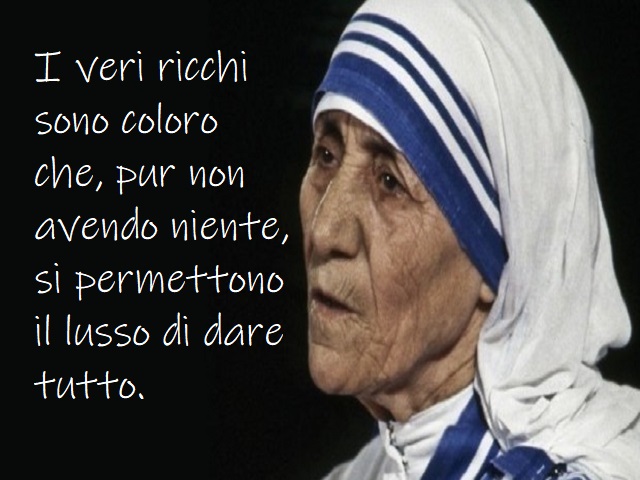 frasi di madre teresa di calcutta