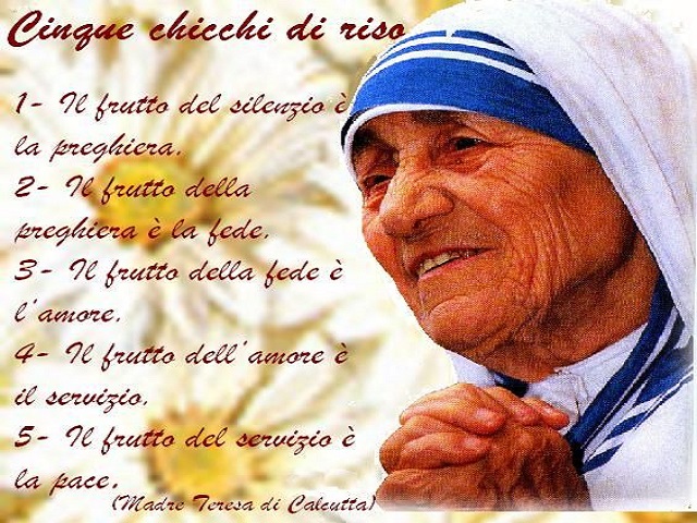 frasi di madre teresa