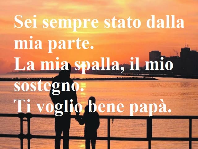 frasi papà ti voglio bene