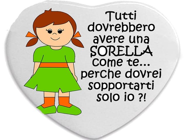 frasi sorella ti voglio bene