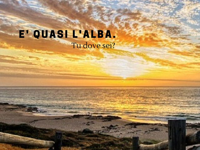 frasi sull'alba canzoni