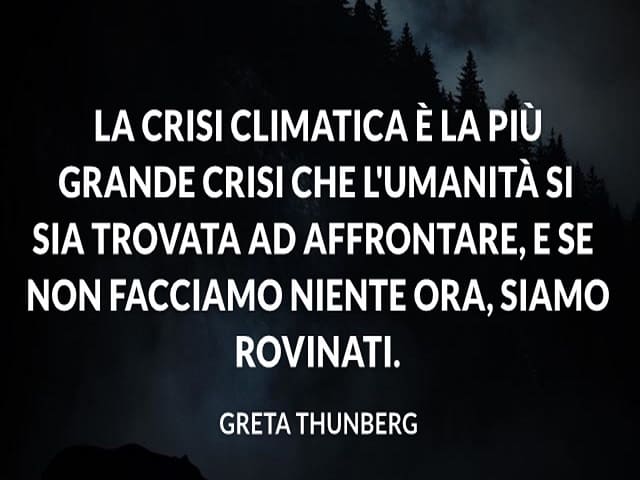 frasi sull'ambiente Greta