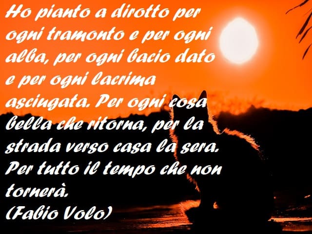 frasi tramonto fabio volo