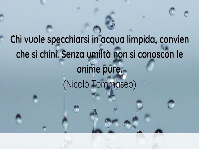 frasi umiltà semplicità 