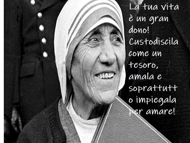 madre teresa di calcutta frasi