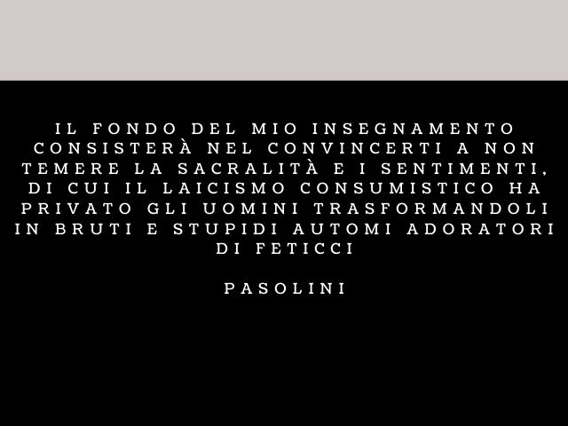 pasolini frasi