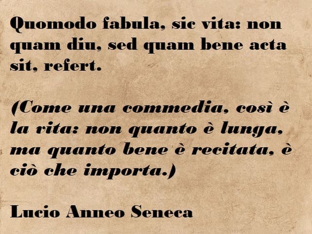 seneca frasi sulla vita 