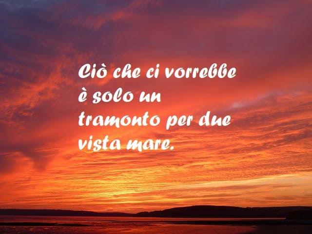 tramonti con frasi