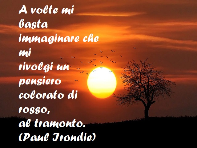 tramonto poesie famose