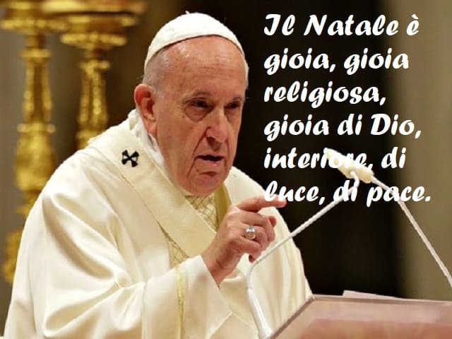 frasi di papa francesco sul natale