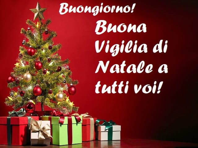 immagini di buongiorno della vigilia di natale