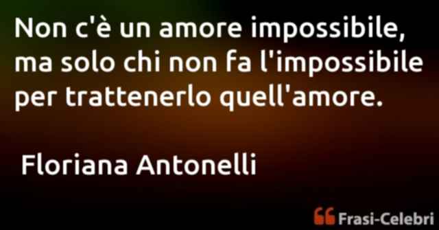 frase amore impossibile