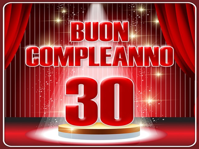 Auguri 30 anni
