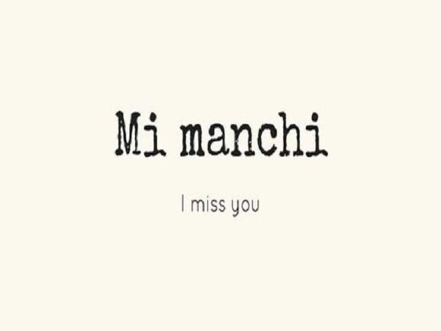 mi manchi amica mia