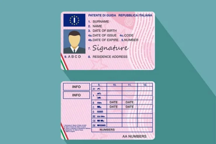 Patente di guida fac-simile